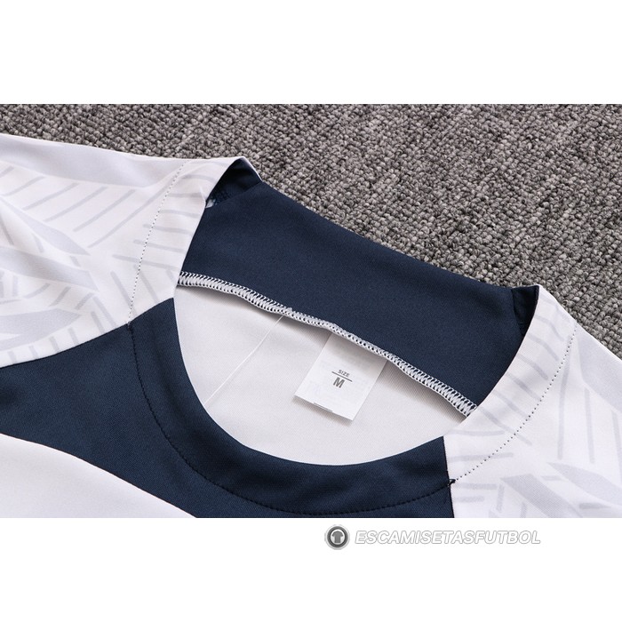 Chandal del Paris Saint-Germain Manga Corta 2022-2023 Blanco